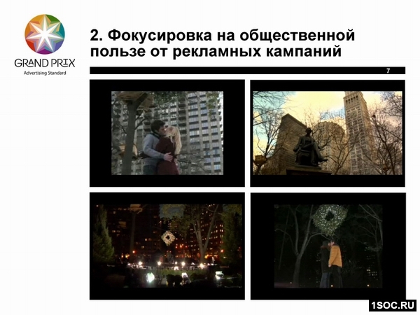 Фокусировка на общественной пользе от рекламных кампаний