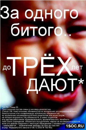 Воспитание детей без обид и унижений